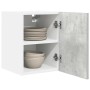 Mueble colgante Riga 2 pcs Gris Concreto y 30 x 31 x 40 cm