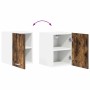 Mueble colgante Riga 2 pcs Roble Ahumado y 30 x 31 x 40 cm