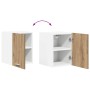 Mueble colgante Riga Roble Artesano y 30 x 31 x 40 cm