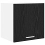 Mueble colgante Riga 2 pcs Roble Negro y 40 x 31 x 40 cm