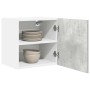 Mueble colgante Riga 2 pcs Gris Concreto y 40 x 31 x 40 cm