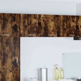 Mueble colgante Riga 2 pcs Roble Ahumado y 40 x 31 x 40 cm