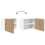 Mueble colgante Riga Roble Artesano y 50 x 31 x 40 cm