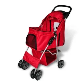 Red dog stroller by vidaXL, pet strollers - Ref: Foro24-170055, Price: 93,69 €, Discount: %