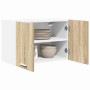 Mueble colgante Riga 2 pcs Roble Sonoma y 60 x 31 x 40 cm