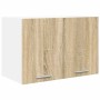 Mueble colgante Riga 2 pcs Roble Sonoma y 60 x 31 x 40 cm