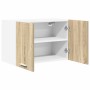 Mueble colgante Riga 2 pcs Roble Sonoma y 60 x 31 x 40 cm