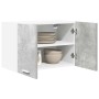 Mueble colgante con puerta Riga Gris Concreto y 60 x 31 x 40 cm