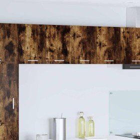 Mueble colgante con puerta Riga Roble Ahumado y 60 x 31 x 40 cm