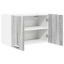 Mueble colgante Riga 2 pcs Gris Sonoma y 60 x 31 x 40 cm