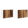Mueble colgante Riga 2 pcs Madera Vieja y 60 x 31 x 40 cm