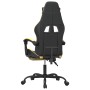 Gaming-Stuhl mit Fußstütze aus schwarzgoldenem Kunstleder von vidaXL, Gaming-Stühle - Ref: Foro24-3143880, Preis: 111,09 €, R...