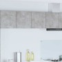 Mueble colgante con estante Riga Gris Concreto 80 x 31 x 40 cm