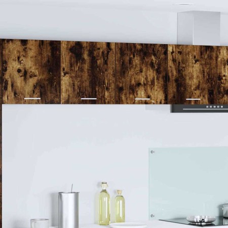 Mueble colgante con estante Riga Roble ahumado 80 x 31 x 40 cm