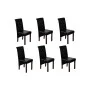 Esszimmerstühle 6 Einheiten Kunstleder schwarz von vidaXL, Essstühle - Ref: Foro24-160318, Preis: 519,85 €, Rabatt: %