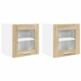 Mueble colgante Riga 2 pcs Roble Sonoma 40 x 31 x 40 cm