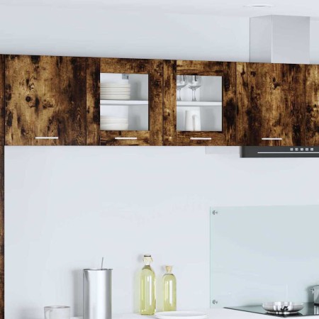 Mueble colgante Riga 2 pcs Roble ahumado 40 x 31 x 40 cm