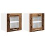 Mueble colgante Riga 2 pcs Madera Vieja 40 x 31 x 40 cm en Armarios de cocina | Comprar online en Foro24