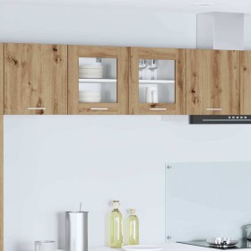 Mueble colgante con puerta Riga Roble artesanal 40 x 31 x 40 cm