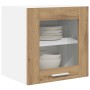 Mueble colgante con puerta Riga Roble artesanal 40 x 31 x 40 cm