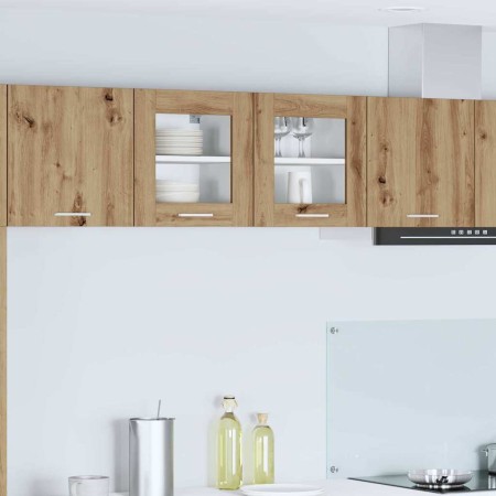 Mueble colgante Riga 2 pcs Roble artesanal 40 x 31 x 40 cm