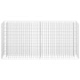 Arriate de gaviones de acero galvanizado 180x30x90 cm