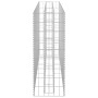 Arriate de gaviones de acero galvanizado 180x30x90 cm