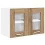 Mueble colgante con puerta Riga Roble artesanal 60 x 31 x 40 cm en Armarios de cocina | Comprar online en Foro24