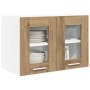 Mueble colgante Riga 2 pcs Roble artesanal 60 x 31 x 40 cm