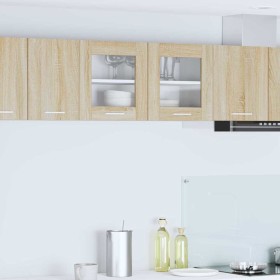 Mueble colgante con estante Riga Roble Sonoma y 80 x 31 x 40 cm