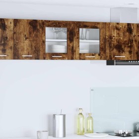 Mueble colgante con puerta Riga Roble Ahumado y 80 x 31 x 40 cm