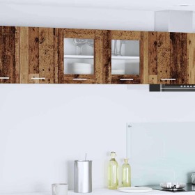 Mueble colgante con estante Riga Madera Vieja y 80 x 31 x 40 cm