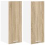 Mueble colgante Riga 2 pcs Roble Sonoma y 30 x 31 x 80 cm