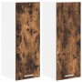 Mueble colgante Riga 2 pcs Roble Ahumado y 30 x 31 x 80 cm