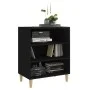 Schwarzes Sperrholz-Sideboard 57x35x70 cm von vidaXL, Sideboards - Ref: Foro24-806050, Preis: 45,96 €, Rabatt: %