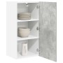 Mueble colgante con puerta Riga Gris Concreto y 40 x 31 x 80 cm