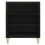 Aparador de madera contrachapada negro 57x35x70 cm de vidaXL, Aparadores - Ref: Foro24-806050, Precio: 49,45 €, Descuento: %