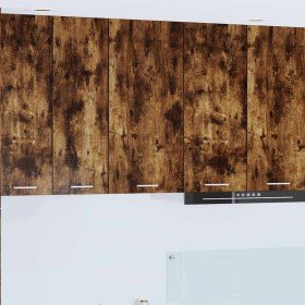 Mueble colgante con puerta Riga Roble Ahumado y 40 x 31 x 80 cm en Armarios de cocina | Comprar online en Foro24