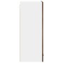 Mueble colgante con puerta Riga Roble Ahumado y 40 x 31 x 80 cm