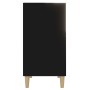 Aparador de madera contrachapada negro 57x35x70 cm de vidaXL, Aparadores - Ref: Foro24-806050, Precio: 49,45 €, Descuento: %