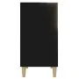 Aparador de madera contrachapada negro 57x35x70 cm de vidaXL, Aparadores - Ref: Foro24-806050, Precio: 47,47 €, Descuento: %