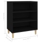 Aparador de madera contrachapada negro 57x35x70 cm de vidaXL, Aparadores - Ref: Foro24-806050, Precio: 49,45 €, Descuento: %
