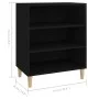 Schwarzes Sperrholz-Sideboard 57x35x70 cm von vidaXL, Sideboards - Ref: Foro24-806050, Preis: 45,96 €, Rabatt: %