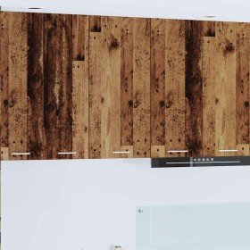 Mueble colgante con estante Riga Madera Vieja y 40 x 31 x 80 cm