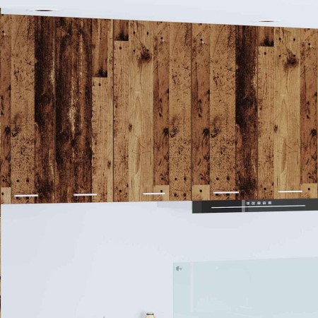 Mueble colgante con estante Riga Madera Vieja y 40 x 31 x 80 cm