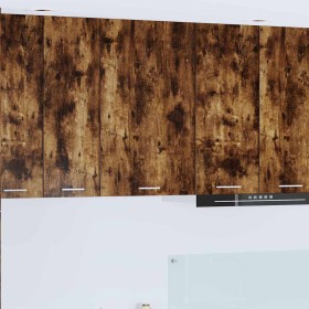 Mueble colgante con puerta Riga Roble Ahumado y 50 x 31 x 80 cm