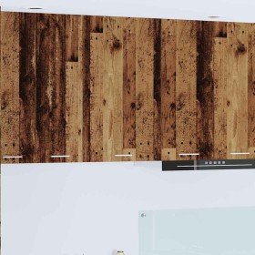 Mueble colgante con estante Riga Madera Vieja y 50 x 31 x 80 cm