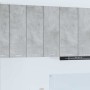 Mueble colgante con estante Riga Gris Concreto 60 x 31 x 80 cm