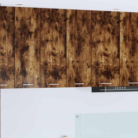 Mueble colgante con estante Riga Roble ahumado 60 x 31 x 80 cm