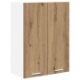 Mueble colgante con puerta Riga Roble artesanal 60 x 31 x 80 cm